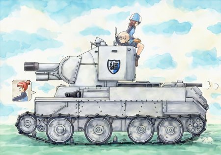 Girls und Panzer БТ-42