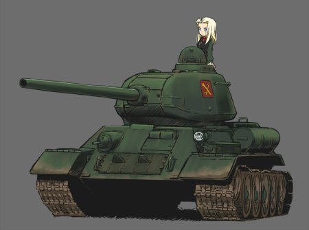 Аниме танкистки т 34