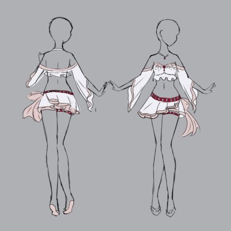 Одежда для рисованиядевушеу