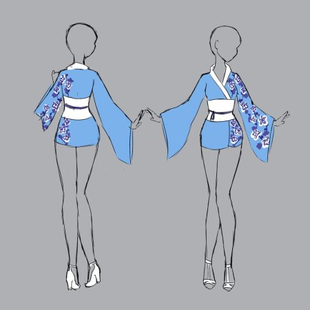 Нарисованная одежда