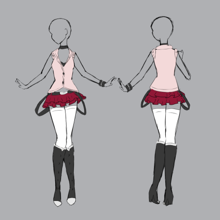 Манекен для рисования одежды