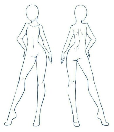 Манекены тела для рисования