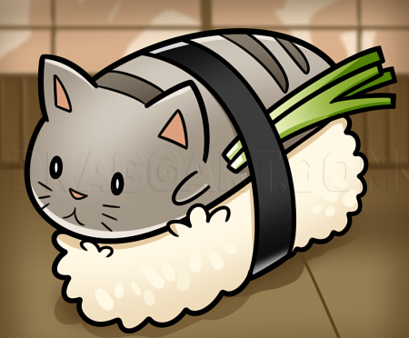 Коты и суши