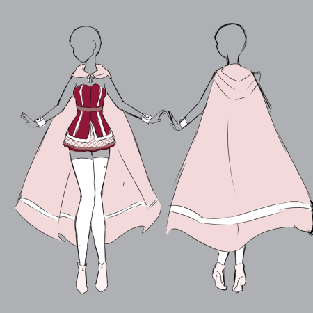 Манекены для рисования одежды аниме