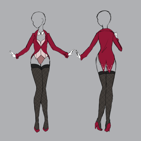 Платья для рисования аниме