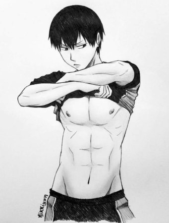 Канеки Кен голый