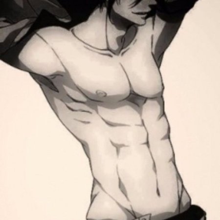 Эрен Йегер черно белый