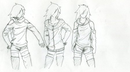 Человек в капюшоне скетч