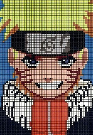 Вышивка крестом схемы аниме Наруто