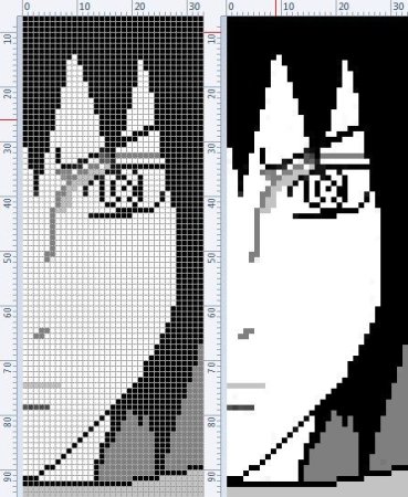 Фенечки из мулине схемы аниме