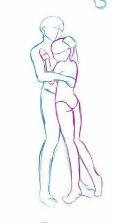 Позы для рисования пара