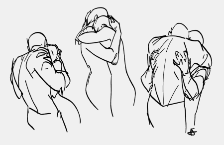 Люди обнимаются референсы