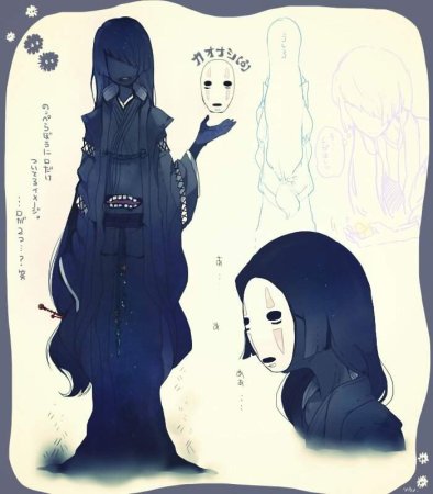 Аниме Унесённые призраками Безликий