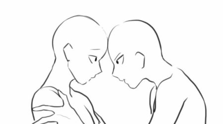 Манекены для рисования объятия