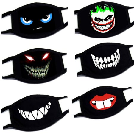 Маски с рисунком для рта