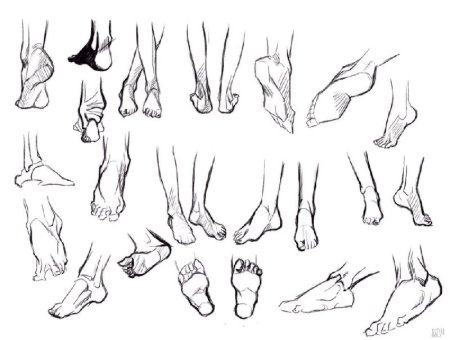 Ноги сзади референс