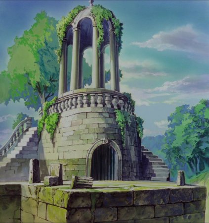 Природа Хаяо Миядзаки развалины