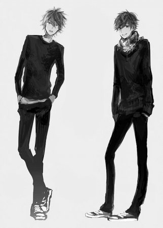 Аниме тело парня