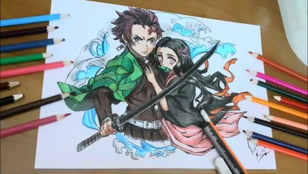 Speed drawing Танджиро