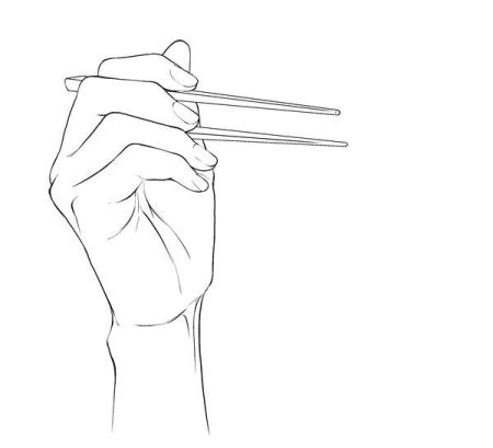 Рука держит палочку