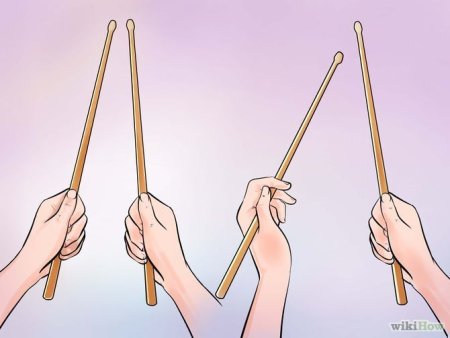 Французский хват барабанных палочек