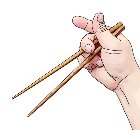 Палочки для еды скрещенные PNG