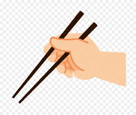Китайских палочки мультяшный