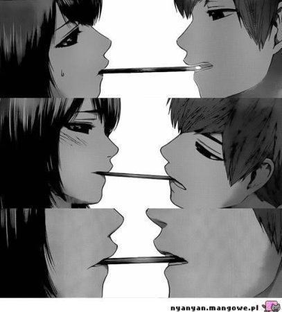 Покки аниме поцелуй