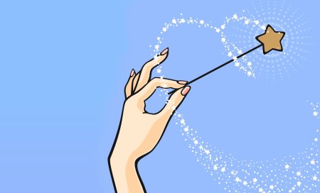 Волшебная палочка рисунок