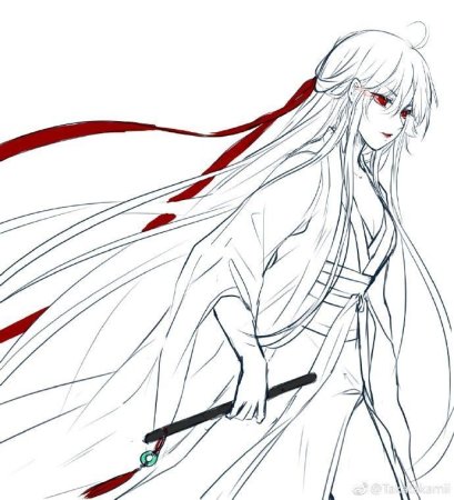 Вэй Усянь карандашом