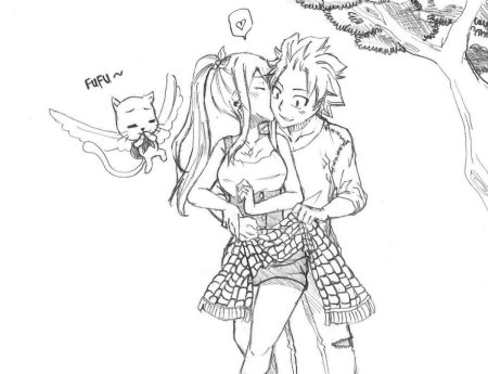 Хвост феи раскраска Нацу