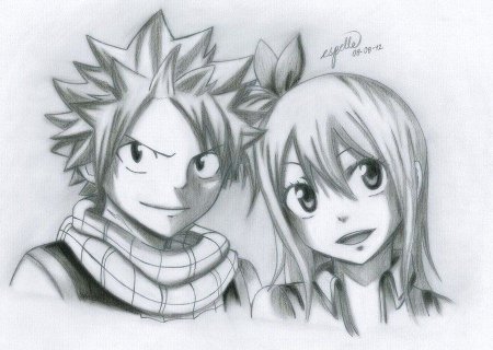 Хвост феи Нацу и Люси