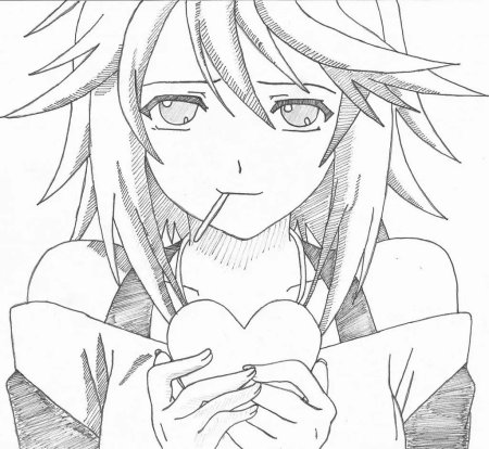 Рисунки карандашом Ане ме