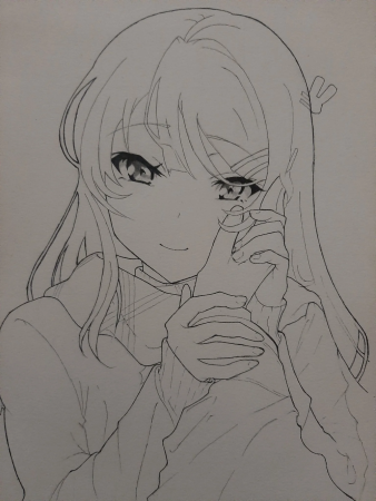 Сакураджима май для срисовки