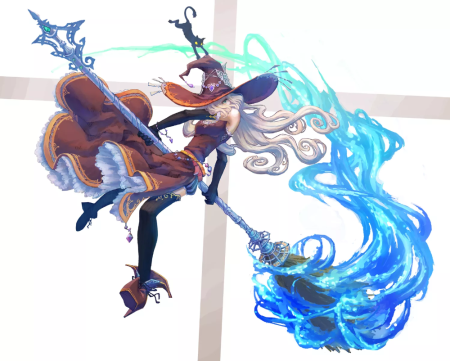 Ведьма на метле аниме