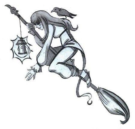 Позы для рисованиятведьма