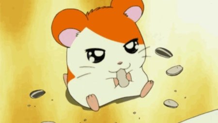Хомяк из аниме Hamtaro