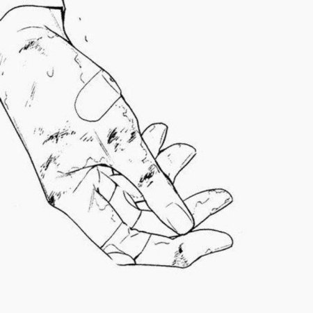 Переплететеные пальцы арт