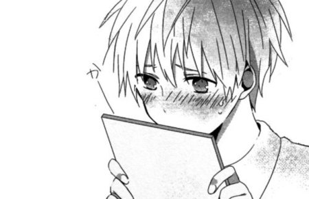 Аниме парень смущается сильно