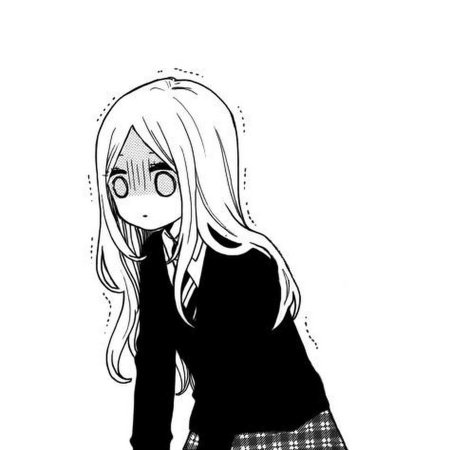 Аниме девушка смущается