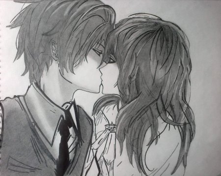 Поцелуй арт