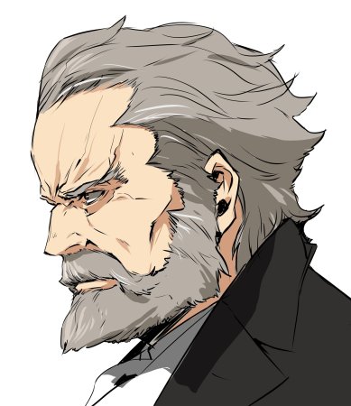 Аниме старик