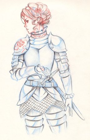 Аниме рыцарь рисунок
