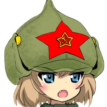 Аниме девушка в ушанке