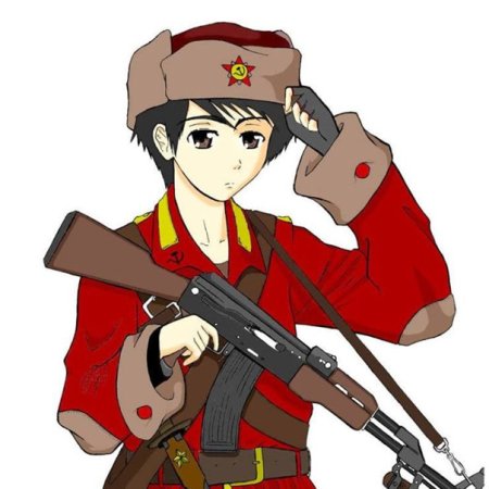 Аниме парень коммунист
