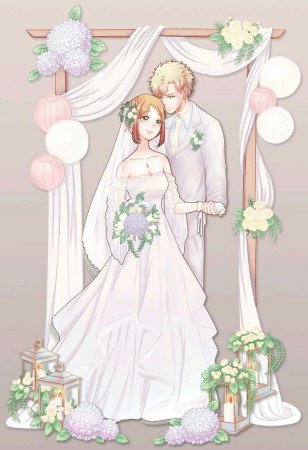 Позы для рисования свадьба аниме