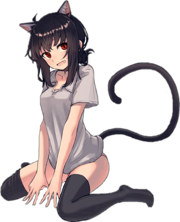 Аниме кошкодевочки