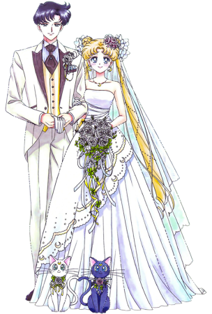 Сейлормун и Мамору свадьба