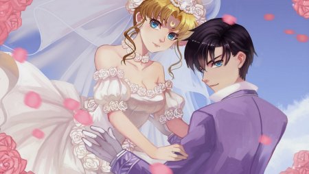 Сейлормун и Мамору свадьба аниме