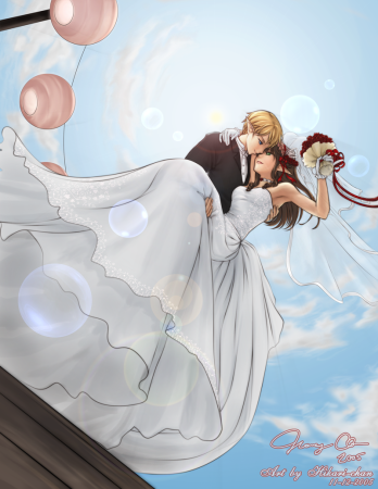 Свадьба рисунки аниме (49 фото)